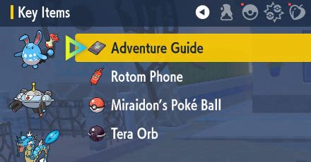 Key Items .